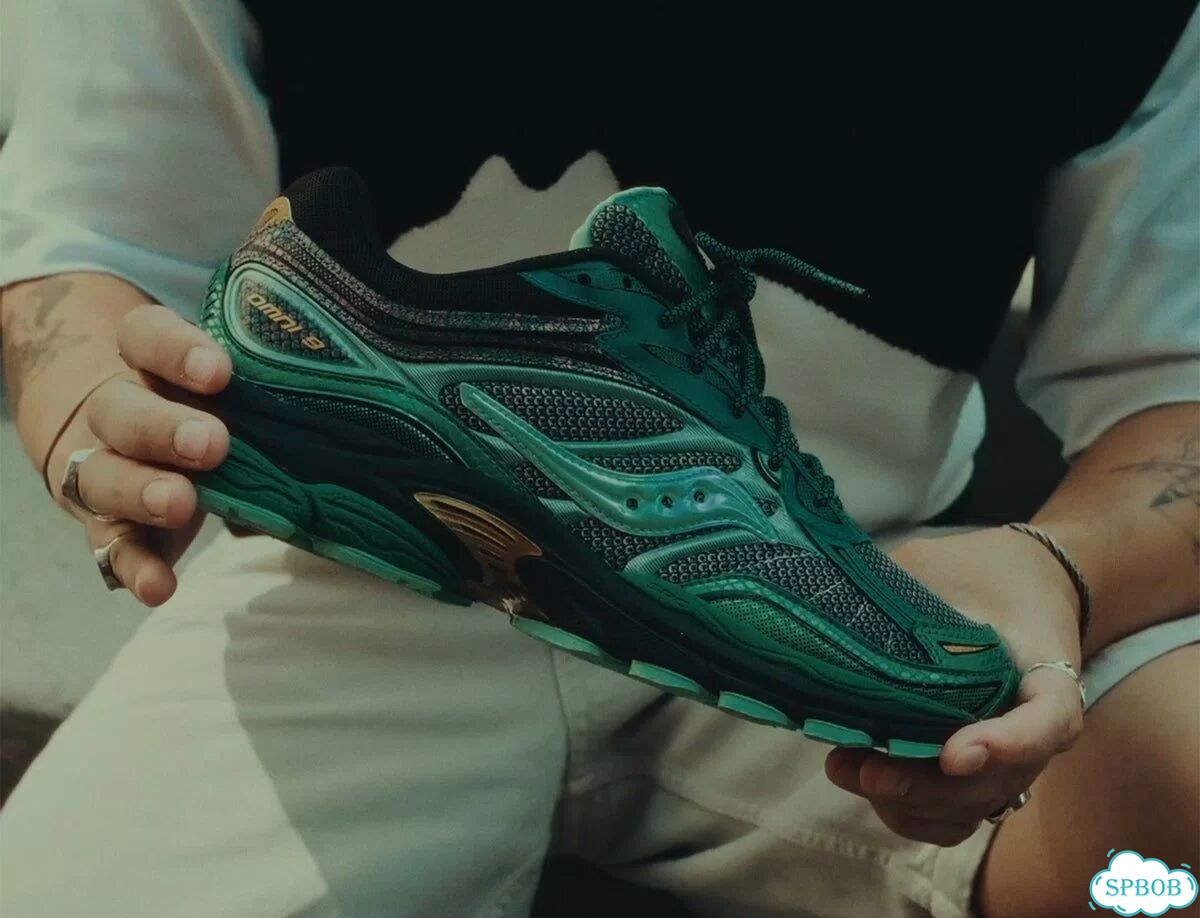 Saucony Pro Grid 9 Number Green фото 4