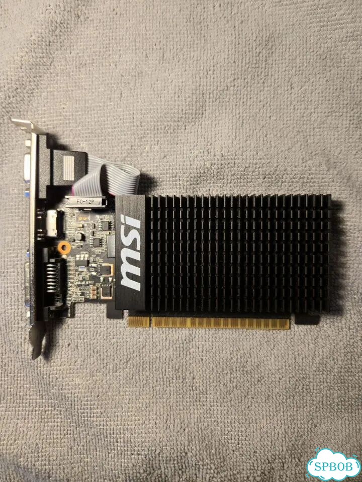 Видеокарта MSI GeForce GT 710 1GB LP (Бесшумная) фото 2