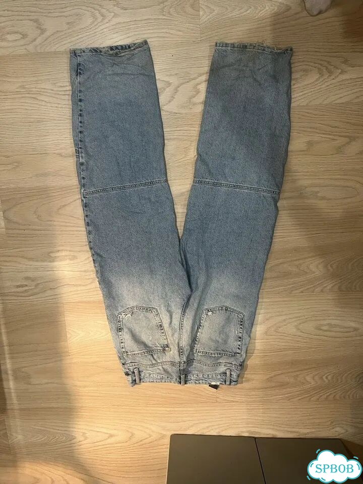 Джинсы zara 38 широкие фото 2
