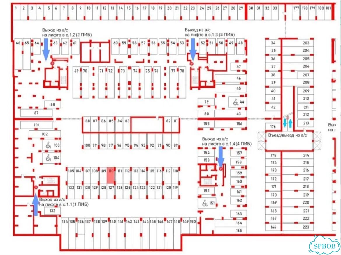 Машиноместо, 13 м² фото 4