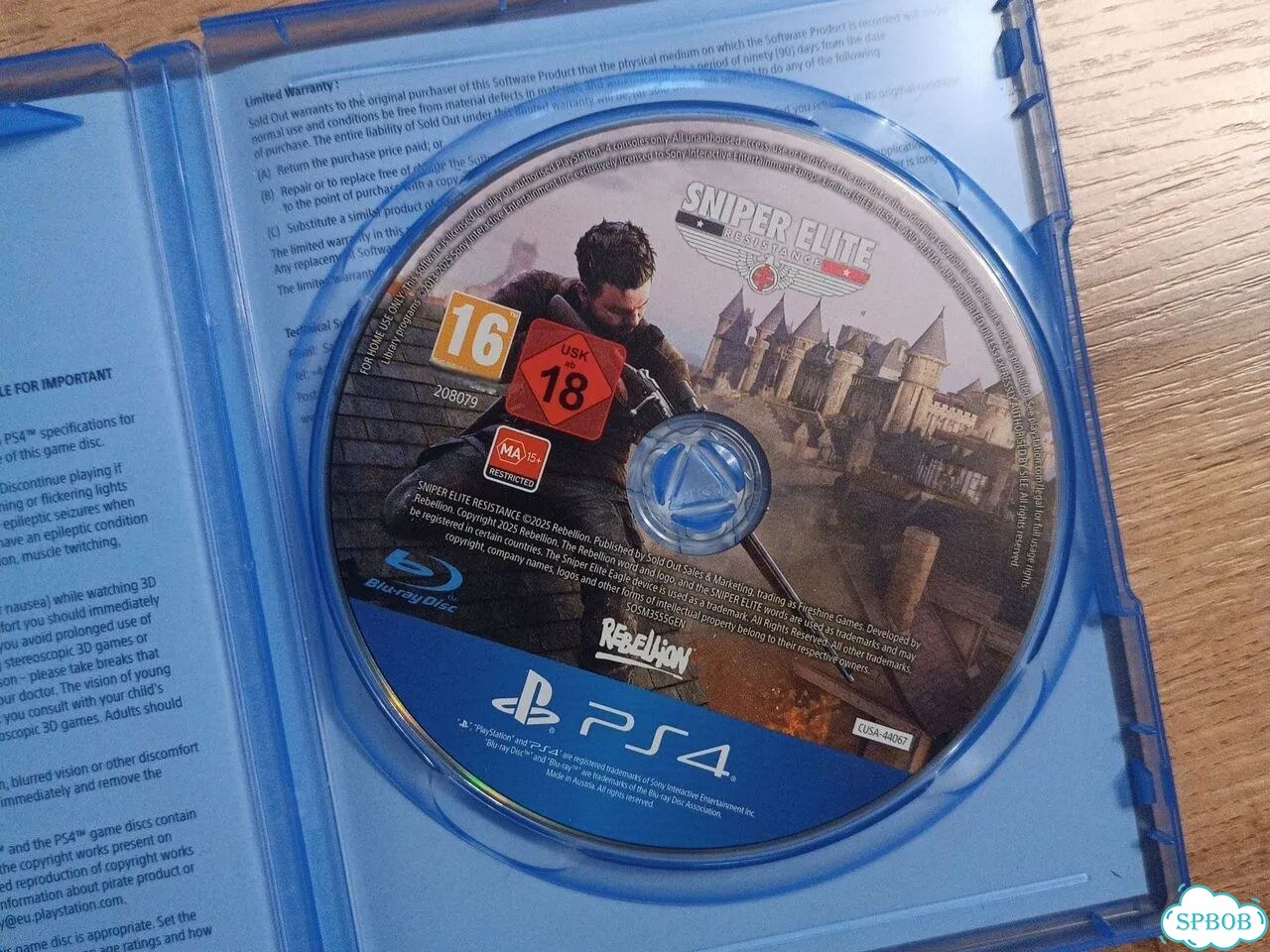 Sniper Elite resistance диск ps4 фото 3