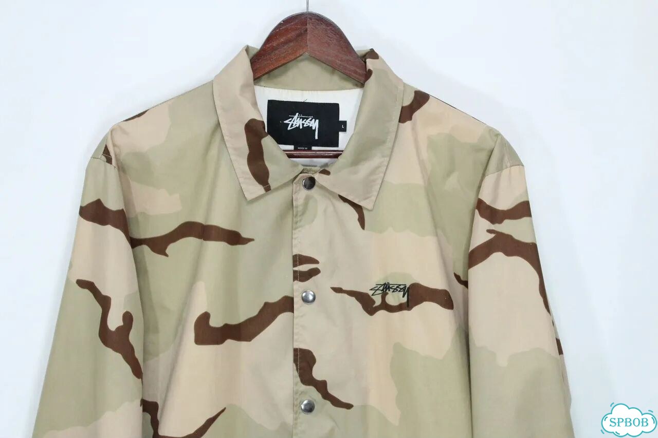 Stussy Coach Desert Camo Куртка L Ориг Джинсы фото 1