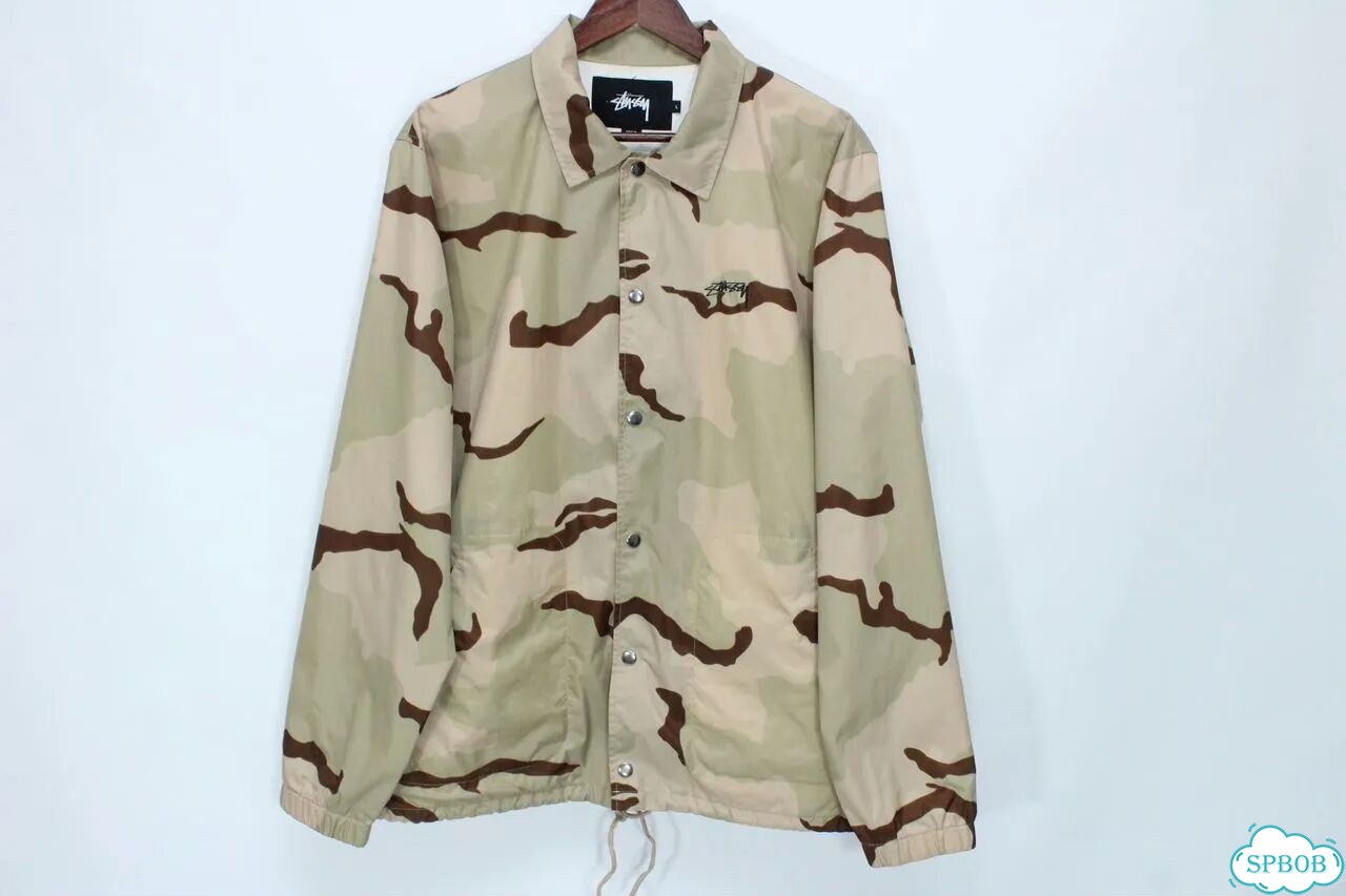 Stussy Coach Desert Camo Куртка L Ориг Джинсы фото 2