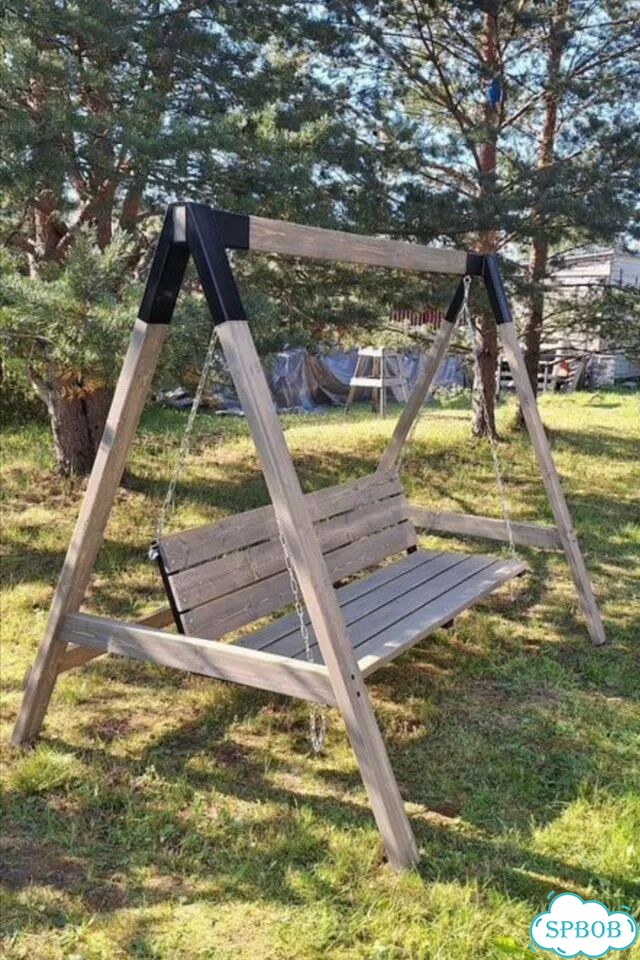 Качели садовые Скамейка фото 1