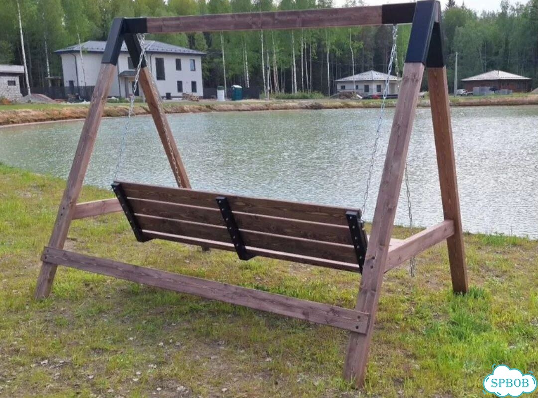 Качели садовые Скамейка фото 5