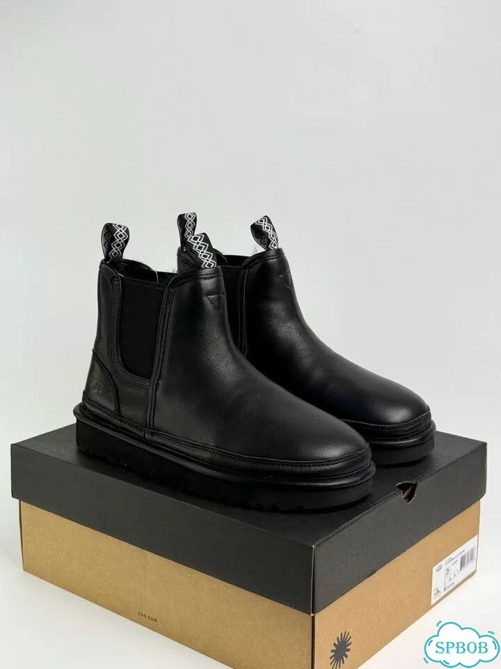 UGG Neumel Chelsea кожа Black фото 7