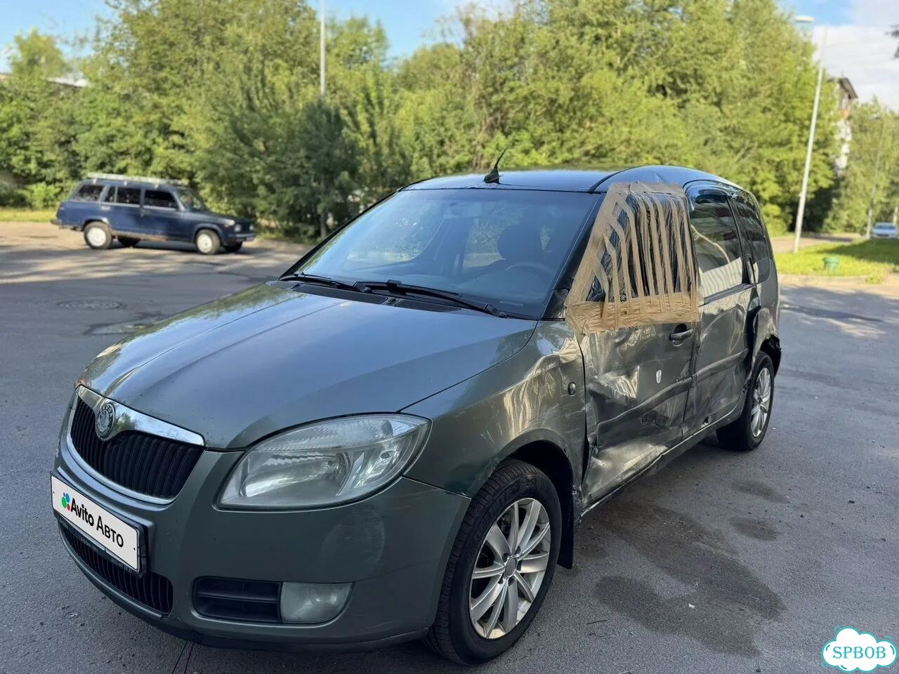 Skoda Roomster 1.6 MT, 2007, битый, 210 123 км фото 3