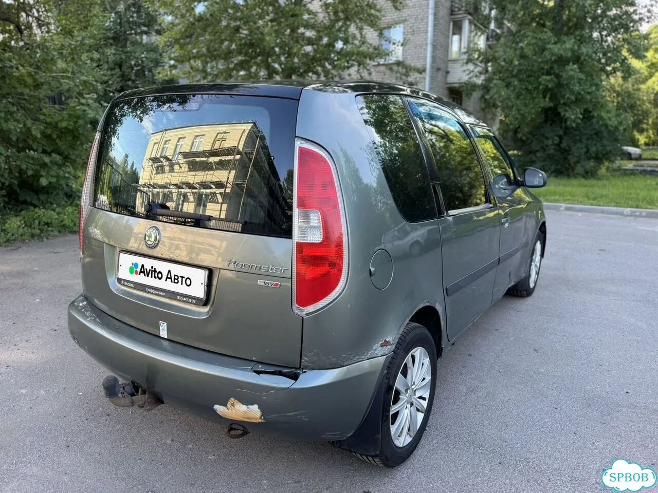 Skoda Roomster 1.6 MT, 2007, битый, 210 123 км фото 7