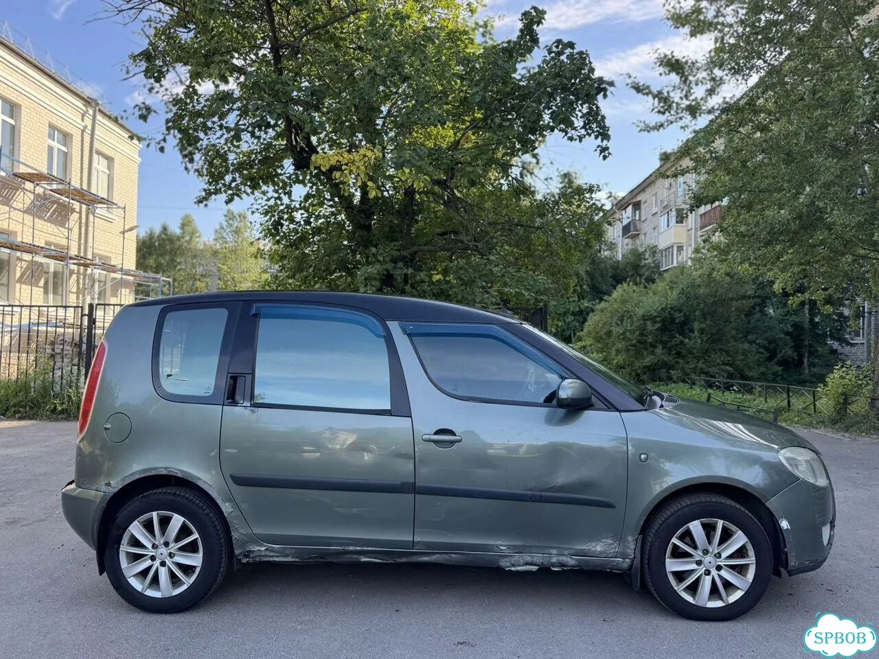 Skoda Roomster 1.6 MT, 2007, битый, 210 123 км фото 8