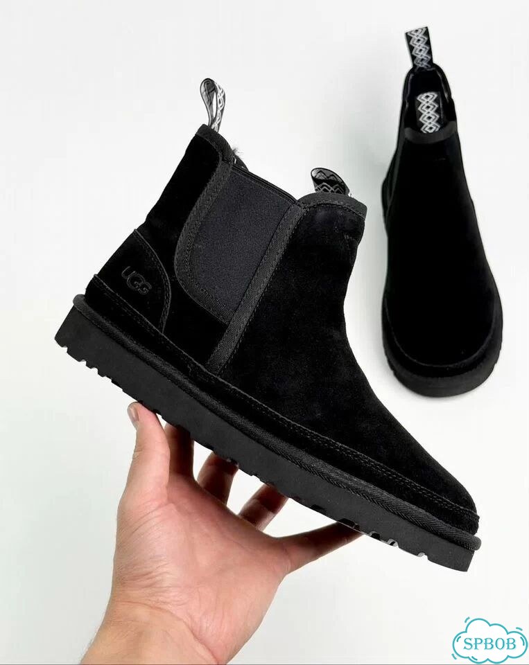 UGG Neumel Chelsea замш Black фото 3