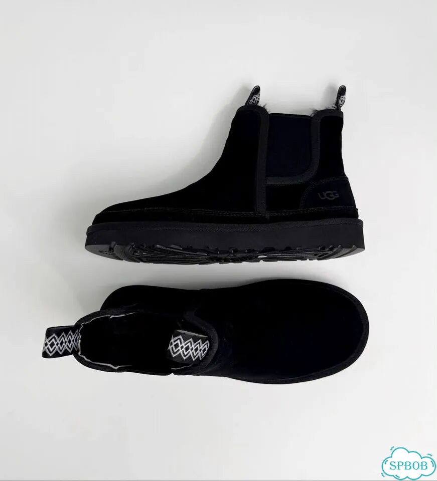 UGG Neumel Chelsea замш Black фото 4
