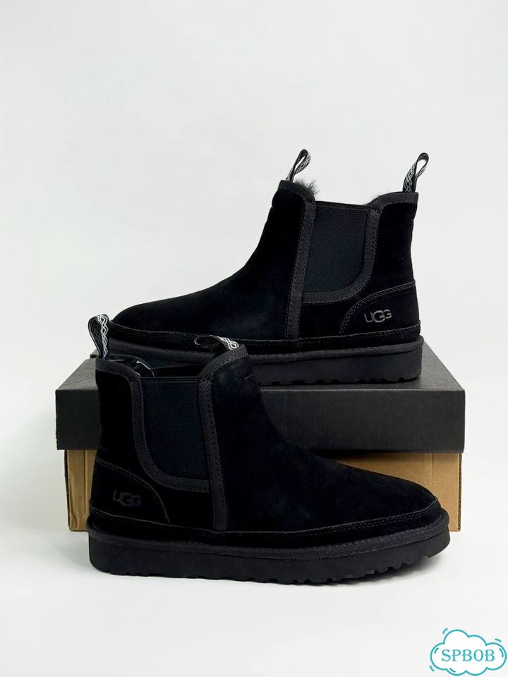 UGG Neumel Chelsea замш Black фото 5