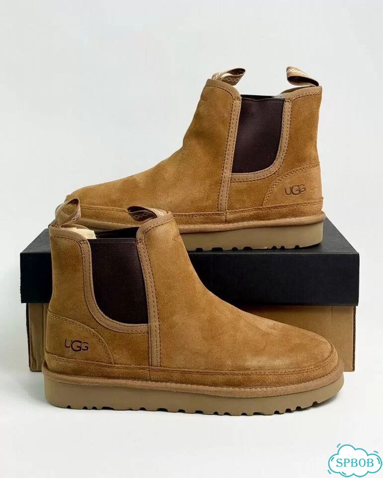 UGG Neumel Chelsea замш Beige фото 2