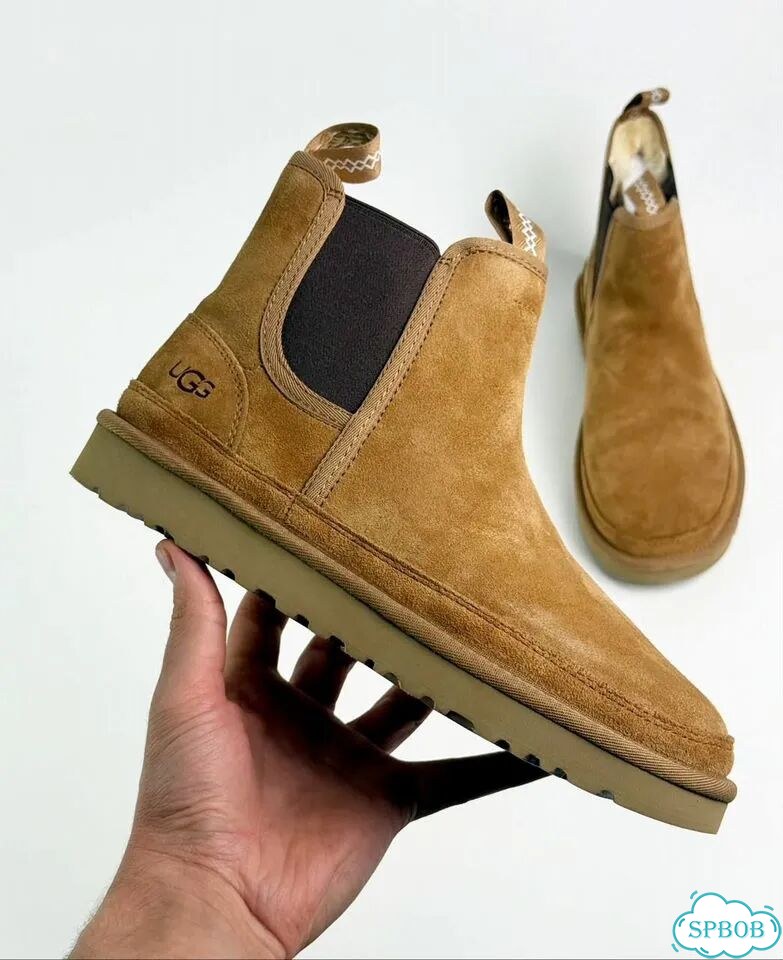 UGG Neumel Chelsea замш Beige фото 3
