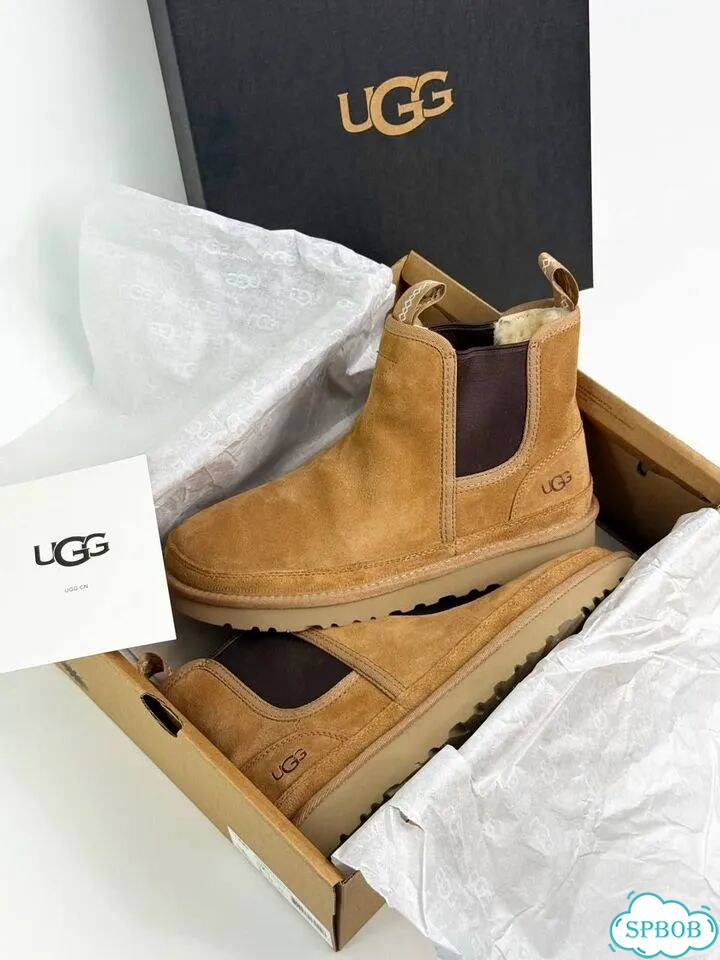 UGG Neumel Chelsea замш Beige фото 5