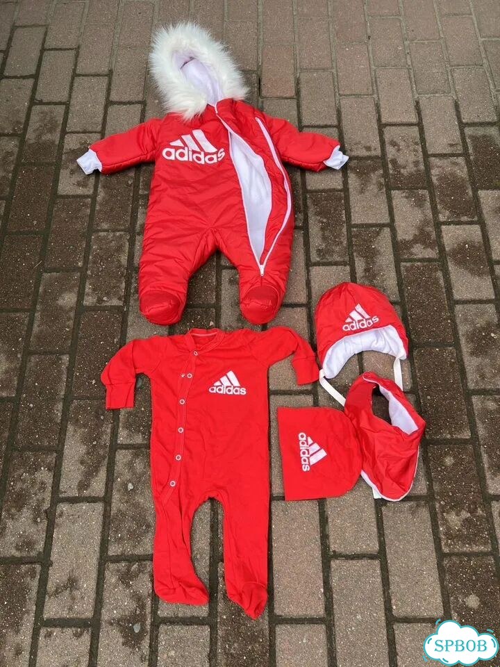 Комбинезон на малыша и поддева Adidas фото 3