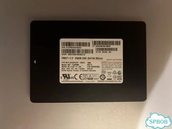 SSD samsung PM871 256GB фото 1