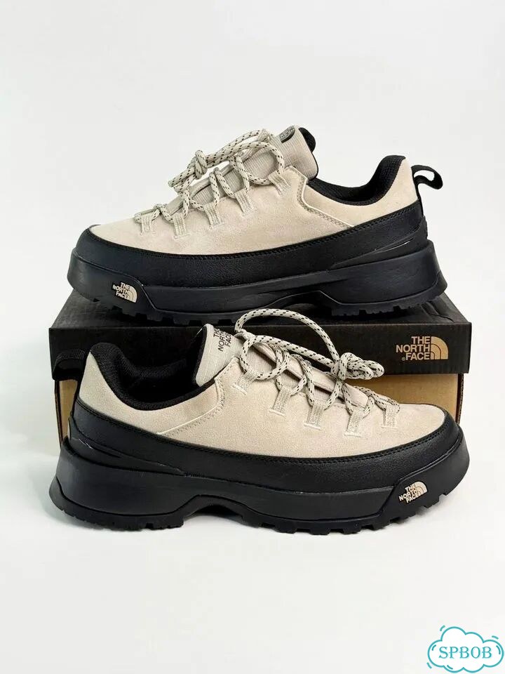 The North Face Nuptse Black Beige фото 2