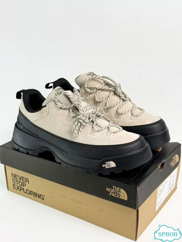 The North Face Nuptse Black Beige фото 3