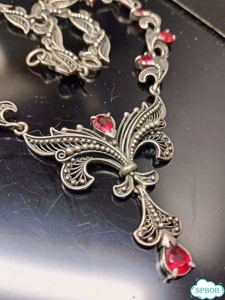 Серебряное колье 60-80 годы фото 1