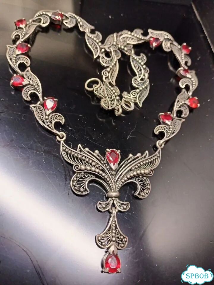 Серебряное колье 60-80 годы фото 4