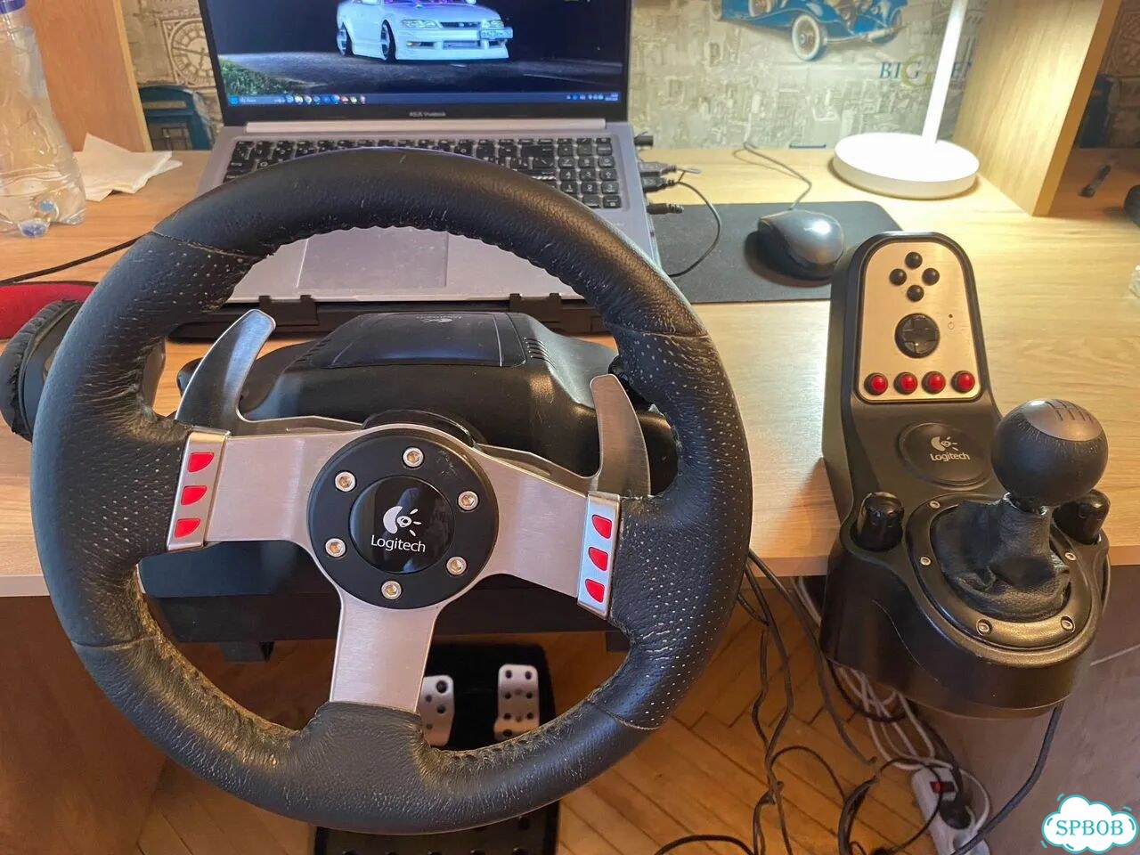 Игровой руль Logitech g27 фото 1