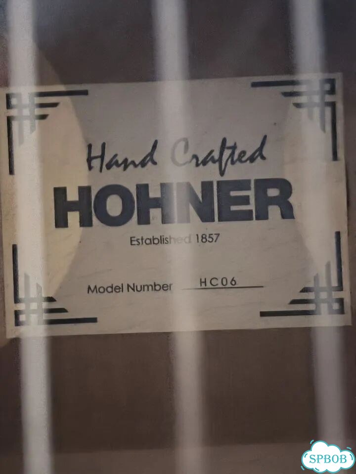 Классическая гитара hohner hc06 фото 3