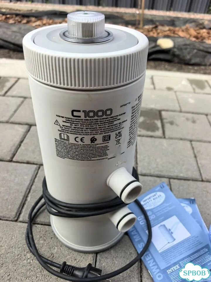 Картриджный фильтр насос Intex C1000 фото 1