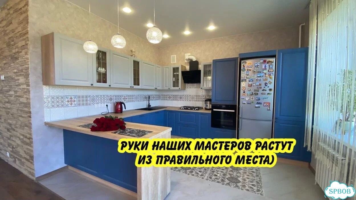 Угловая кухня на заказ. Производство фото 1