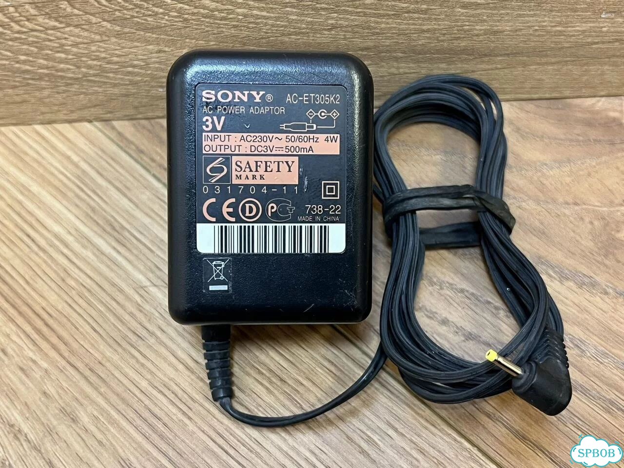 Блок питания Sony AC-ET305K2 3V к CD,MD плеерам фото 1