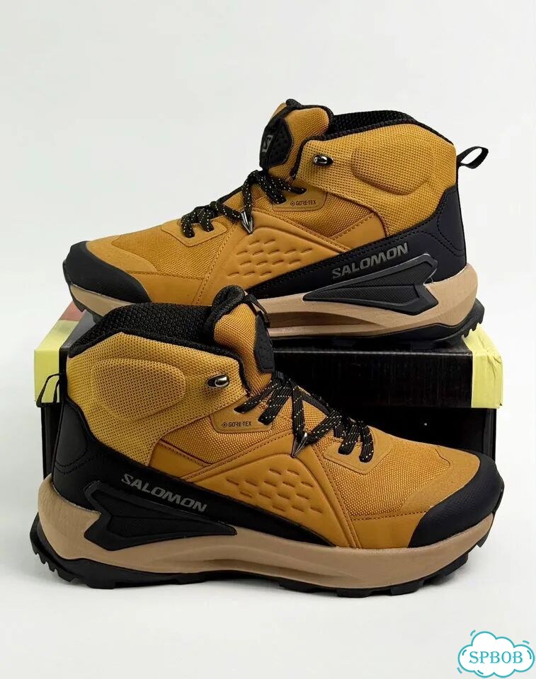 Salomon X Ultra 4 Mid Gore-Tex Brown Black фото 2