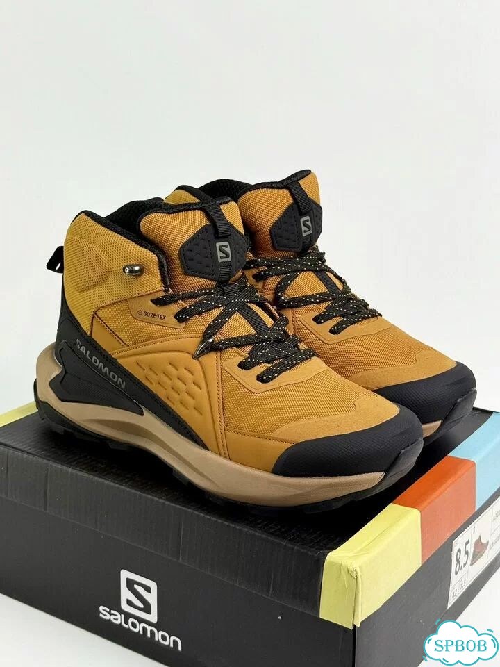 Salomon X Ultra 4 Mid Gore-Tex Brown Black фото 4