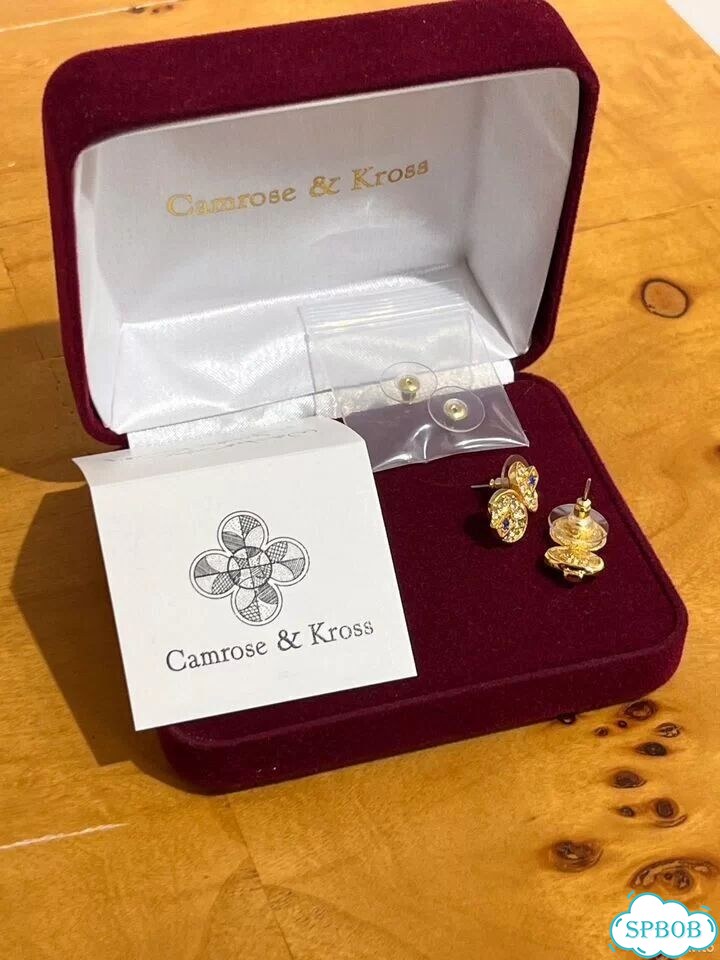Серьги-гвоздики JBK из хрусталя Swarovski фото 1