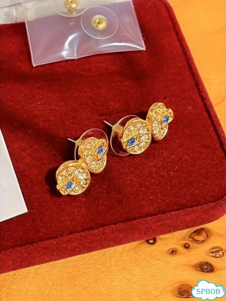 Серьги-гвоздики JBK из хрусталя Swarovski фото 4