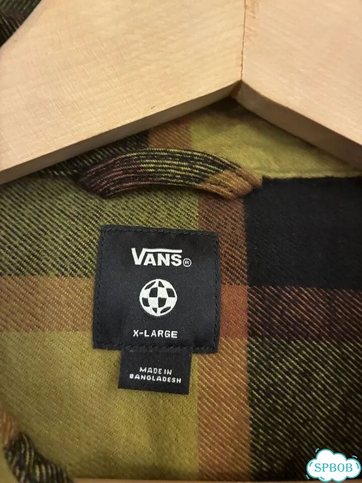 Мужская фланелевая рубашка vans купленная в Японии фото 4