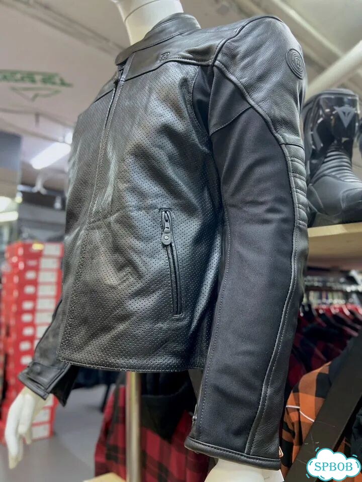 Мотокуртка dimox slayer mens perforated кожа фото 2