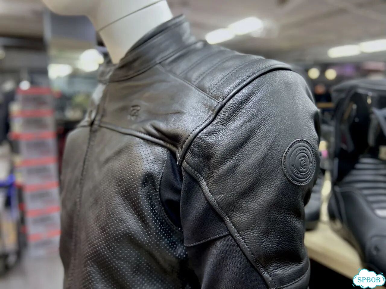 Мотокуртка dimox slayer mens perforated кожа фото 3
