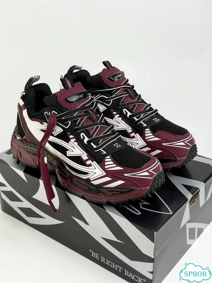 Off-White Be Right Back Runner Black Red фото 1