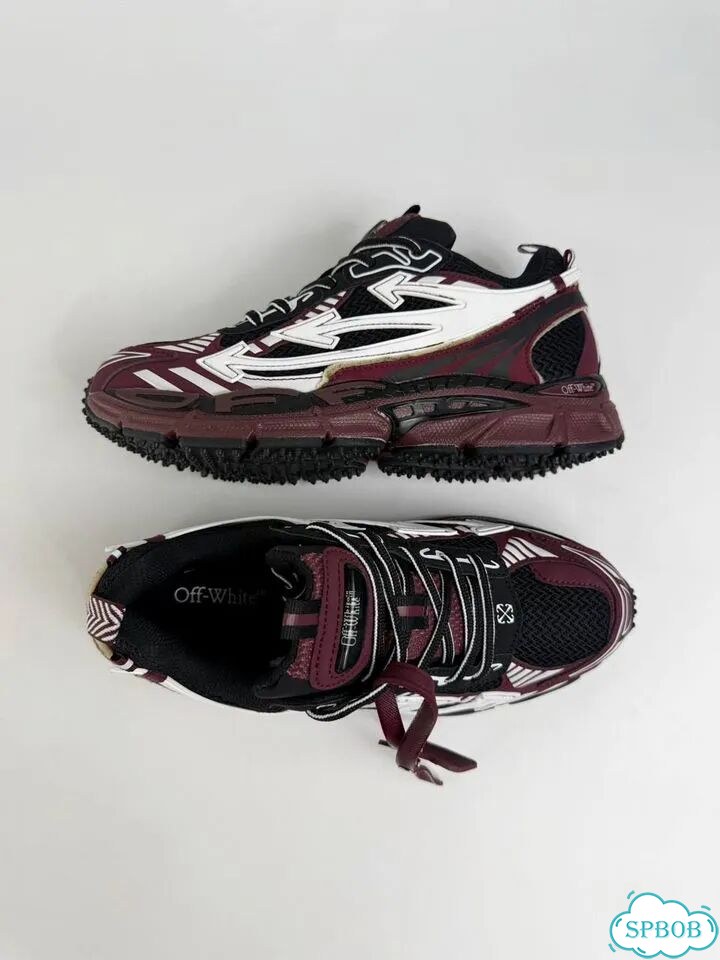 Off-White Be Right Back Runner Black Red фото 3