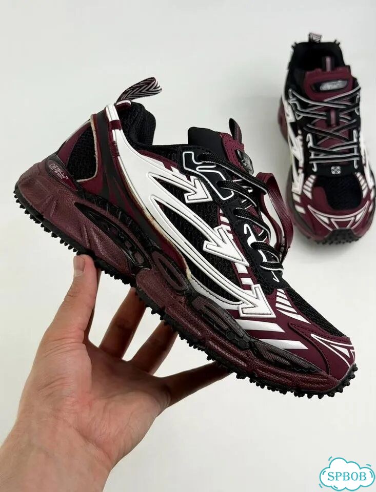 Off-White Be Right Back Runner Black Red фото 5