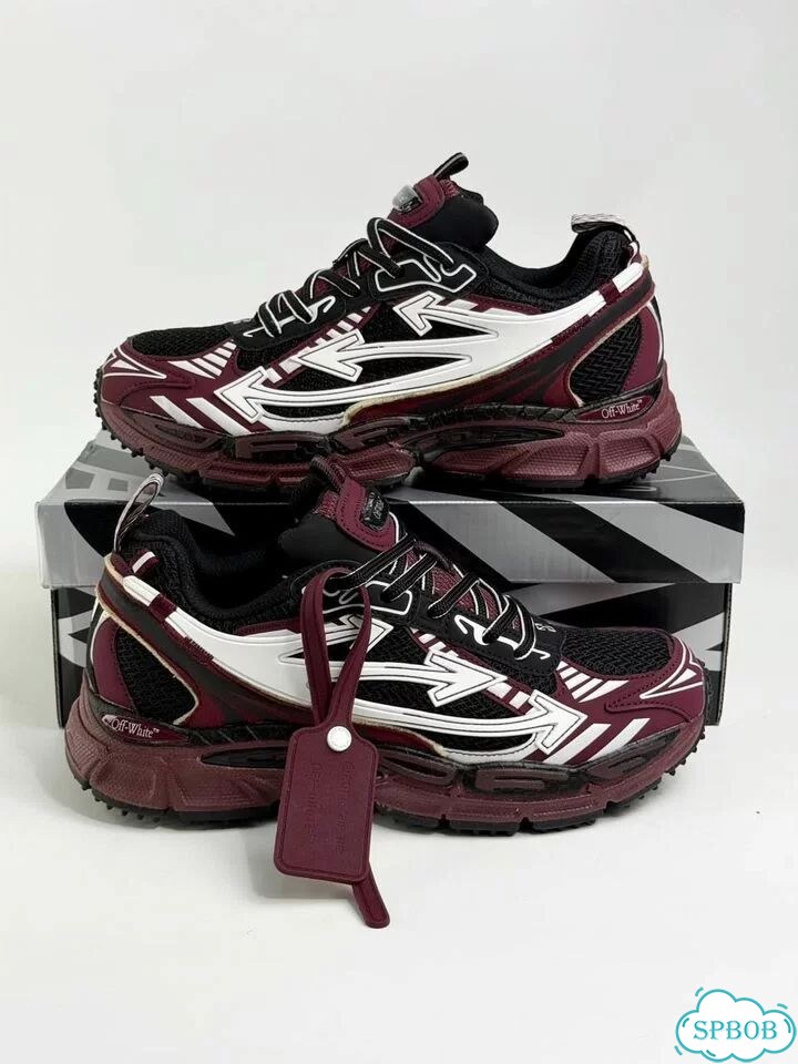Off-White Be Right Back Runner Black Red фото 7