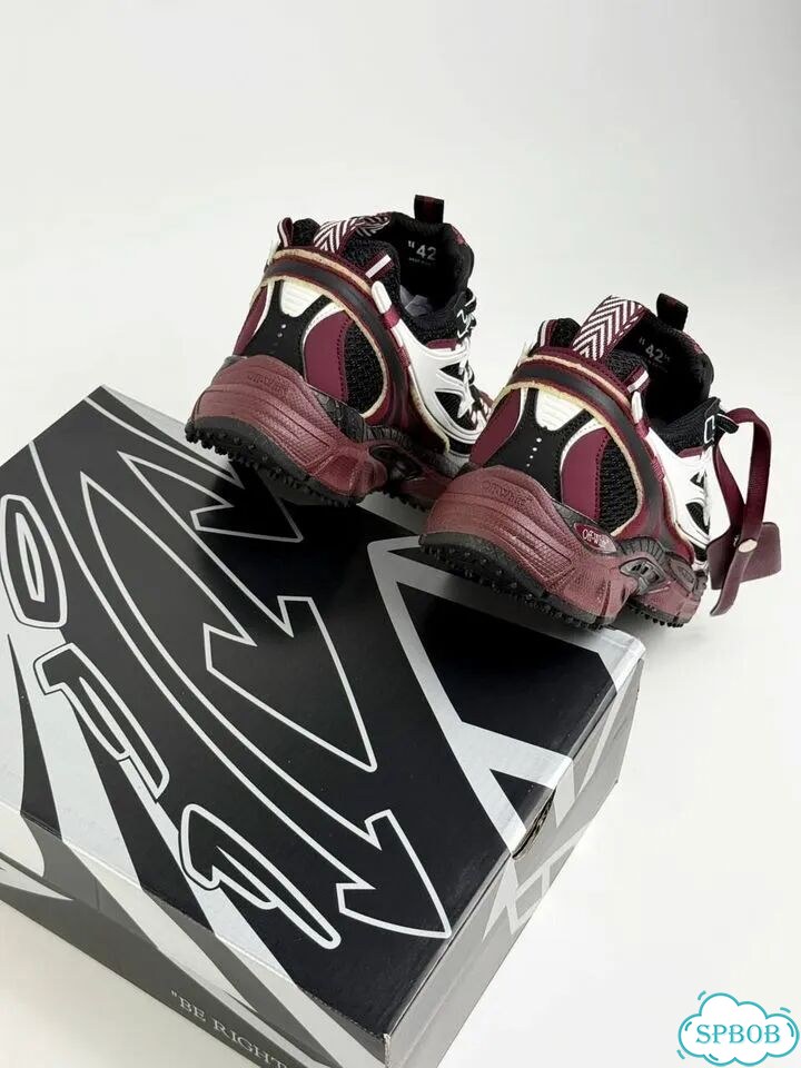 Off-White Be Right Back Runner Black Red фото 8