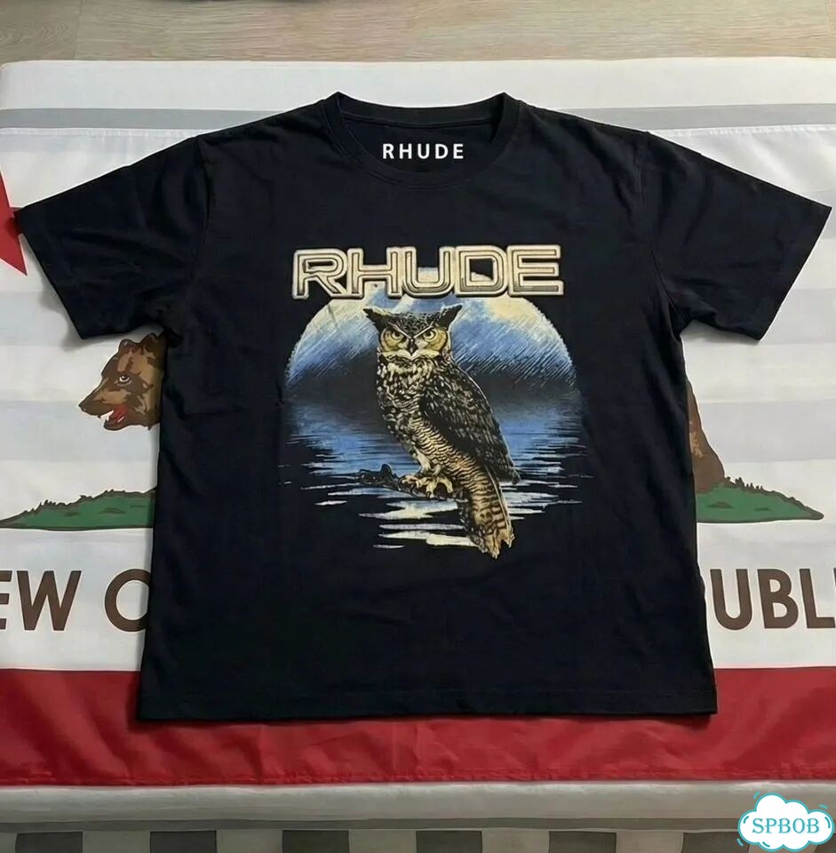 Футболка Rhude Night Сова фото 2