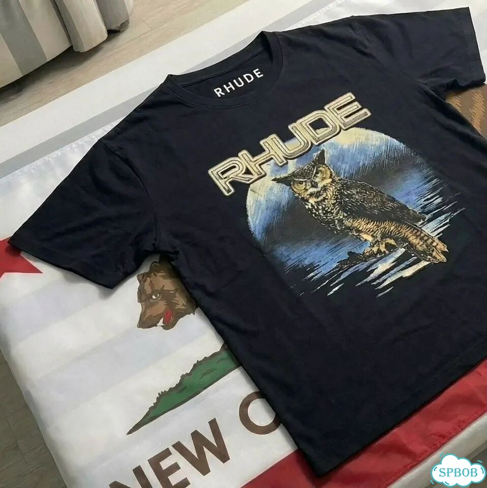 Футболка Rhude Night Сова фото 3