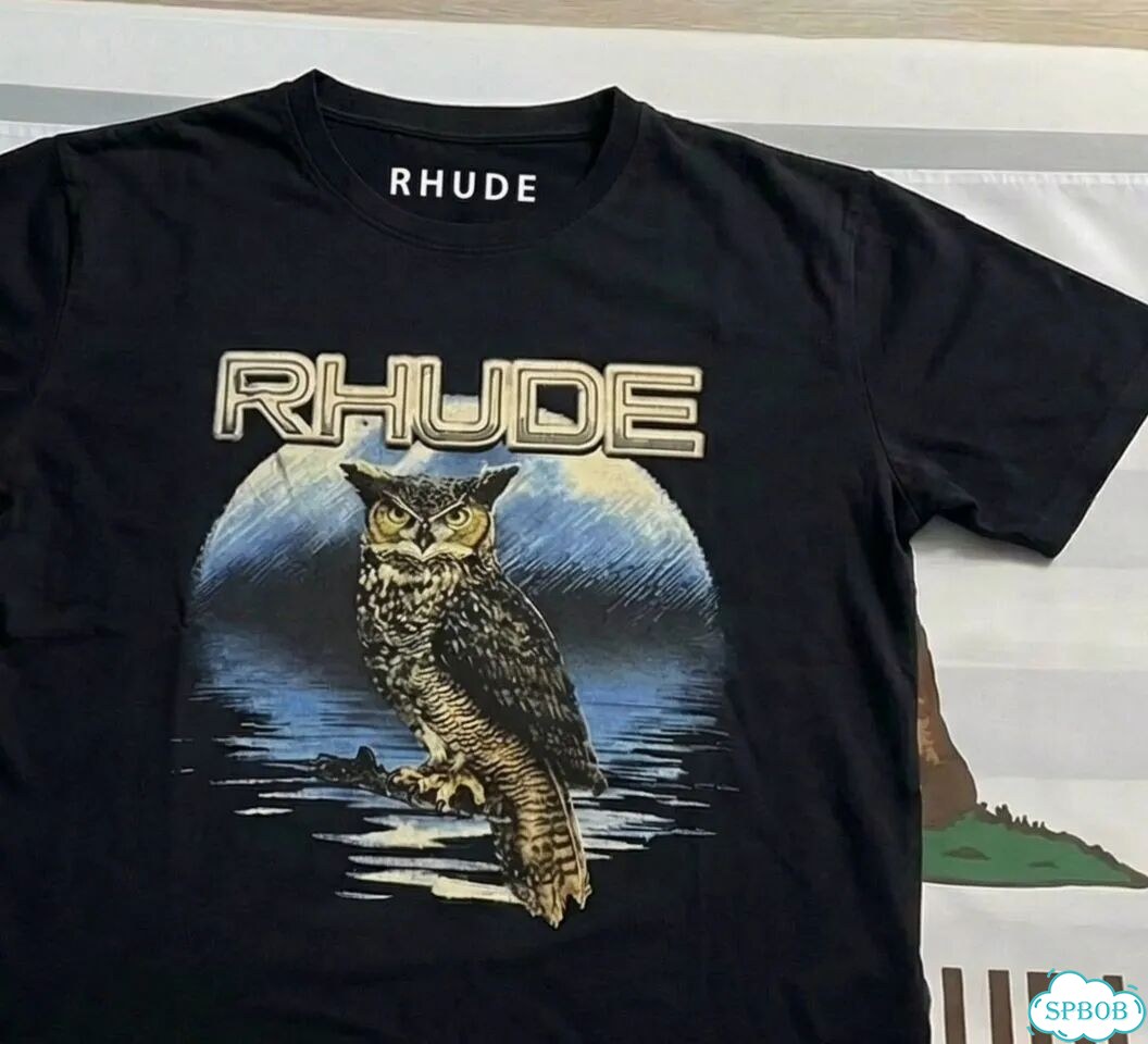 Футболка Rhude Night Сова фото 5