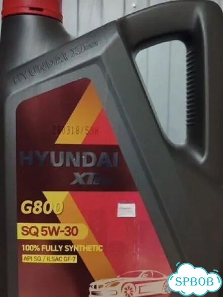 Масло hyundai XTeer G800 SP/SQ 5W30 (4л) фото 1