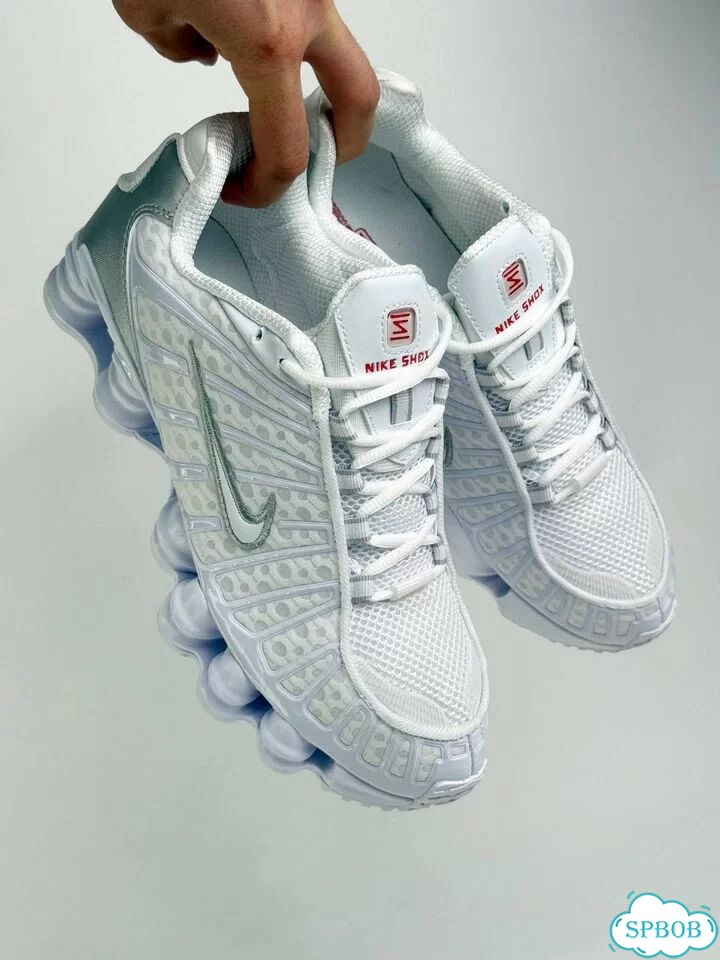 Nike Shox TL White фото 7