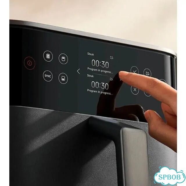 Аэрогриль Xiaomi SMART Double Stack Air Fryer 12L (BHR0883EU), Черный фото 3