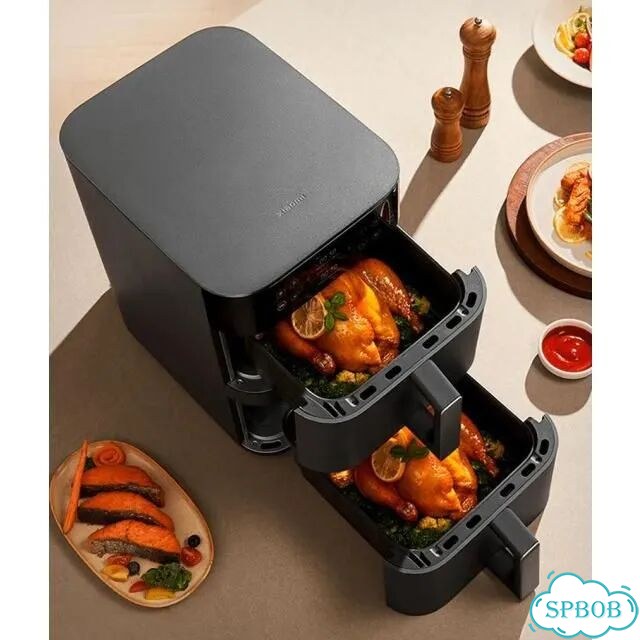 Аэрогриль Xiaomi SMART Double Stack Air Fryer 12L (BHR0883EU), Черный фото 4