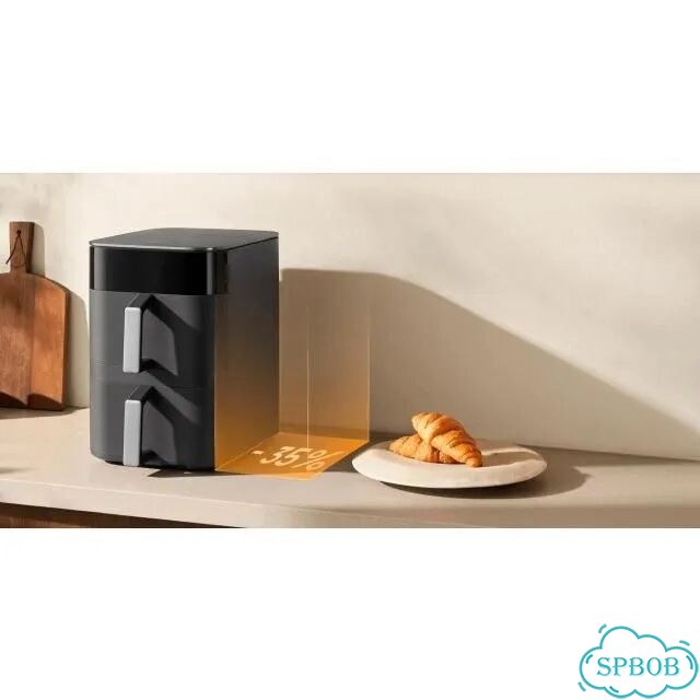 Аэрогриль Xiaomi SMART Double Stack Air Fryer 12L (BHR0883EU), Черный фото 7